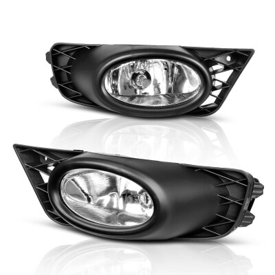 

for 2009-2011 Honda Civic 4dr Sedan JDM Clear Bumper Fog Lights Lamps LeftRight