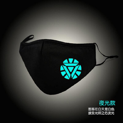 

Cool Mask Luminous Mouth Mask Fashionanble Cotton Face Mouth Mask Anti Dust Unisex