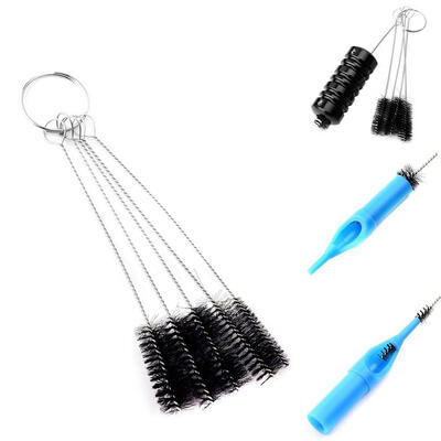 

5pcs Tattoo Needle Tip Steel Brushes Kit Set Spray Airbrush Cleaning Tool