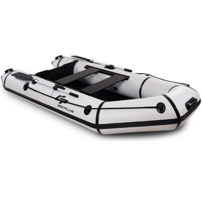 

Goplus 4-Person 10 ft Inflatable Dinghy Boat for Rafting Water Sports-Gray