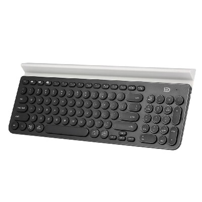 

FD Portable Wireless Bluetooth Keyboard with Mobile Phone Holder for Tablet Smart Phone Computer