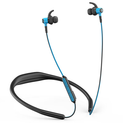 

WRZ N5 sports bluetooth headset wireless running binaural earbuds into the ear wearing a halter headset subwoofer subwoofer boys&girls universal black blue