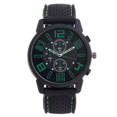 

Casual Mens Wrist Watch Fashion Analog Watch With Leather Band