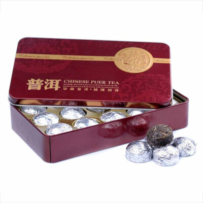 

2019 Yr Mini Raw Puerh Silver Tin Foil Packing 75g Yunnan Shen Puer Tuocha Puer