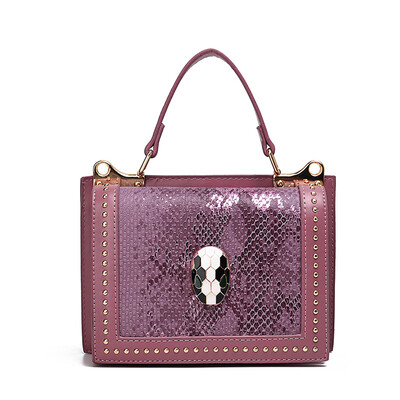 

Europe&the United States new handbag stitching contrast color tide diagonal Dionysos handbag