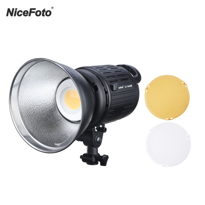 

NiceFoto HC-1000B II Photography LED Video Light Lamp 100W LCD Display 3200K5600K Stepless Adjustable Brightness CRI95 Supports