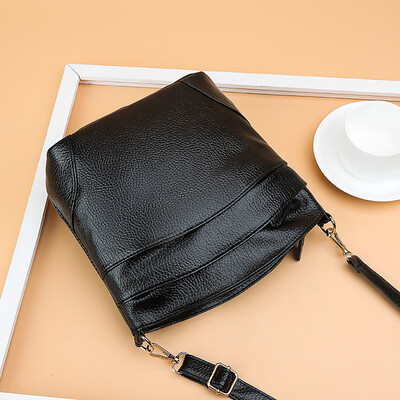 

Tailored Women Simple Casual Messenger Bag Multi Zipper Joker Shoulder Bag