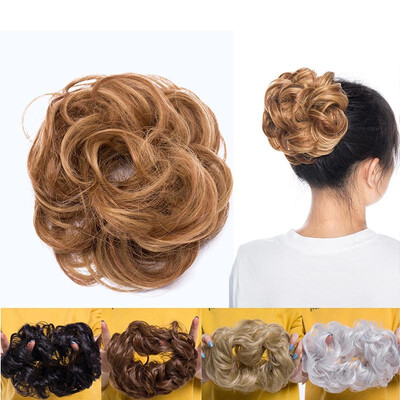 

Synthetic Hair Bun Extensions Messy Hair Scrunchies Hair Pieces for Women Hair Donut Updo Ponytail