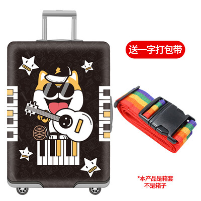 

Ban Zini box cover trolley case cover elastic bag cover dust cover thick wear-resistant check set Hun Machiff dog suitable box cover 30 inch 31 inch 32 inch tro