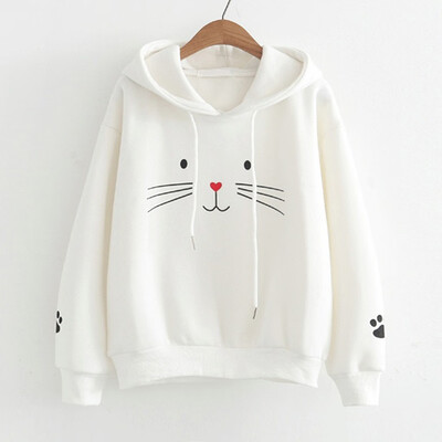 

Starmoon Fashion Women Top Cat Printing Shirt Long Sleeve Sweater Casual Loose Blouse