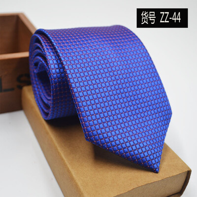 

New spot tie business dress mens tie polyester yarn arrow type 8CM business tie wholesale