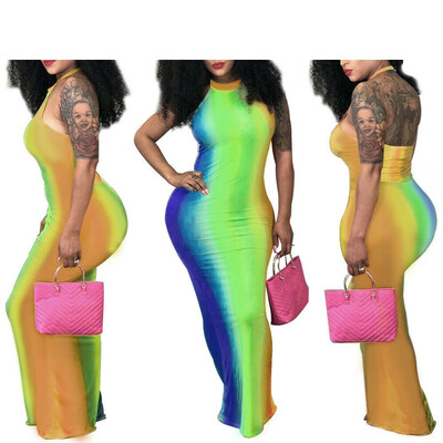 

Plus Size Ladies Long Sleeve Floral Boho Women Party Bodycon Maxi Dress Clothing