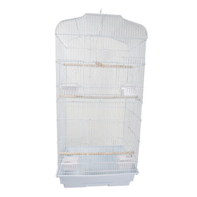 

Ktaxon New Tall Bird Parrot Cage Canary Parakeet Cockatiel Finch Bird Cage Tray White