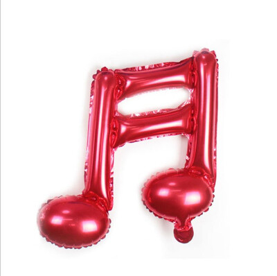 

FUNNYBUNNY Music notes Aluminum Foil Balloons for New Year Party Event Ceremony Anniversary Birthday Decoration