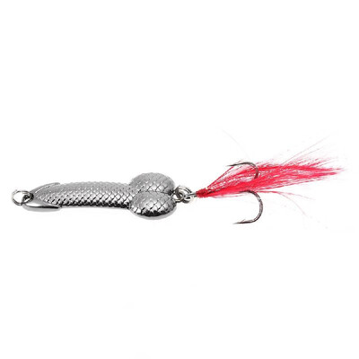 

3g 7g 11g 15g Fishing LureTriple Hooks Spoon Lure Fishing Bait with Reflective Feather Tail Carp Fishing Tackles