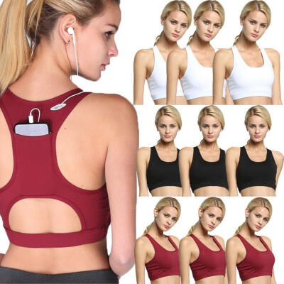 

Finelook Fashion Women Sports Bra Crop Top Tank Slim Portable Mobile Phone Bras