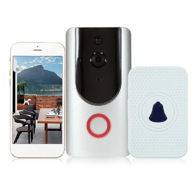 

HD 720P WIFI Visual Intercom Door Phone Wireless Video Doorbell With Indoor Ding-Dong Door Bell PIR Motion Sensor Smart Video Door