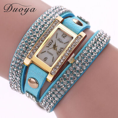 

Square head watch ladies circle table duoya brand female models bracelet watch