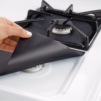 

4pcslot Reusable Gas Range Stovetop Burner Protector Liner Cover For Cleaning Kitchen Tools