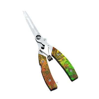 

Multi-purpose Stainless Steel Pliers Scissors Line Cutter Camouflage Fishing Pliers Lure Hook Remover Tackle Tool Fishing Accessor