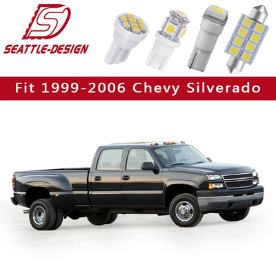

18x White LED Dome Map Interior Light Package Kit For Chevy Silverado 1999-2006