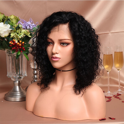 

Brazilian Virgin Human Bob Wigs Short Bob Human Hair Wigs Curly Weaves With Baby Hair For Women
