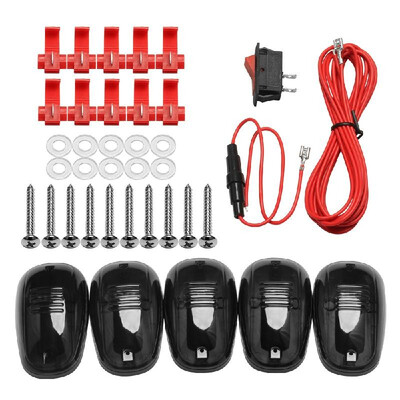 

Cab Roof Running Marker Lights Clearance Running Lights with Wiring Harness Pack for Pickup Truck SUV Off Road Car
