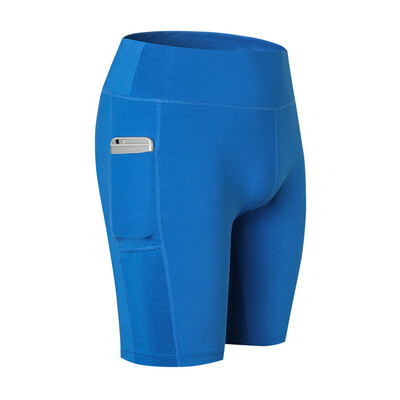 

New Womens High Waist Pocket Shorts Bodycon Fitness Shorts Fashion Pure Color Shorts Running Jogging Shorts Casual Sport wear