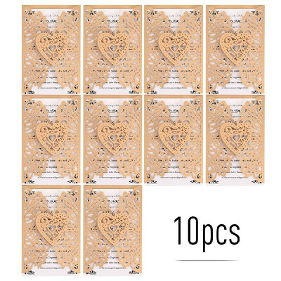 

10pcs Pearl Paper Floral Invitation Cards Invitation Holders with Blank Inner Sheet for Wedding Birthday Party Anniversary