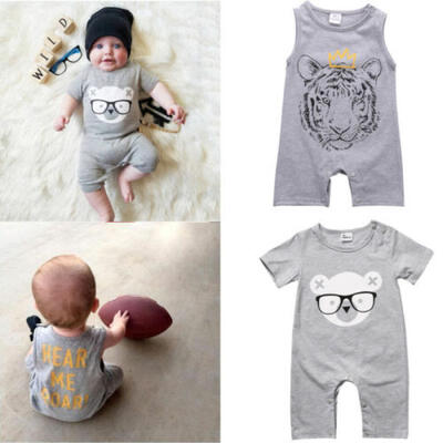 

Newborn Baby Kid Boys Cotton Romper Harem Pant Jumpsuit Playsuit Outfits Clothes
