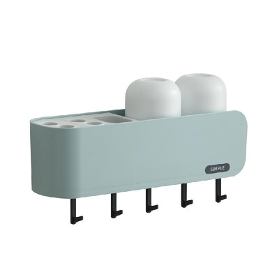

Home Use Versatile Toothbrush Holder Bathroom Punch-Free ABS Toothpaste Organizer
