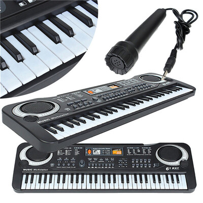 

Multifunctional Mini Electronic Piano with Microphone 61 Keys Toy for Children