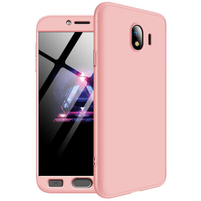 

MOONCASE Samsung J4 2018 three-section all-inclusive shield - pink