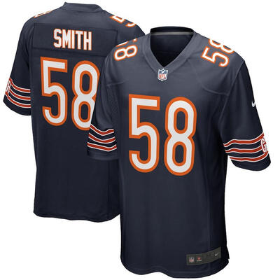 

Youth Football Jersey Chicago Bears Roquan Smith Navy 2018 Draft First Round Pick Game Jersey