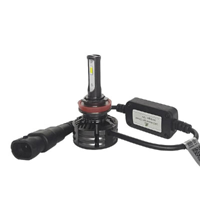 

2Pcs Car LED Headlight Bulbs Conversion Kit T6 LED Driving Lamp Three Colors H4