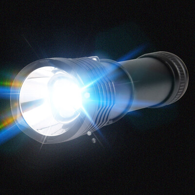

Saidsome LED Flashlight Camping Bright Torch Lamp for Hiking Q5 LED 3modes Black Waterpro flashlight lamp