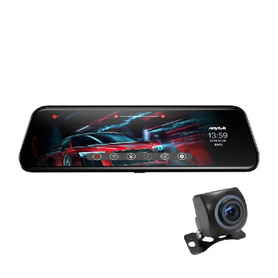 

Anytek T12 ADAS 966 inch Touched Car Rearview Mirror DVR Camera Dual Lens Dash Cam Night Vision Video Recorder Front 1080p Rear