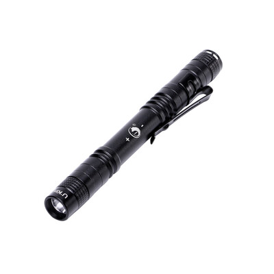 

UKing Zq-X1014 Xpe Q5 600LM Mini Portable Pen Style Flashlight Torch 5500K Black