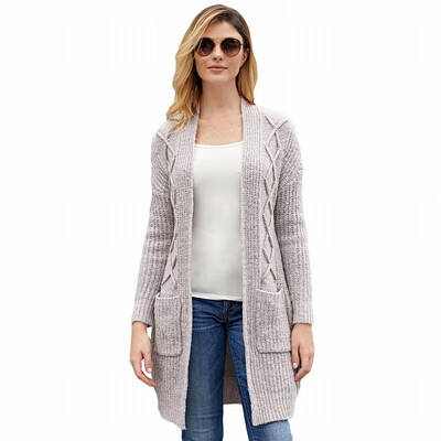 

Cardigan Sweater womens Long Loose Wool Sweater Jacket