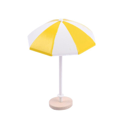 

Mini Landscape Ornament Beach Suns Umbrella Model Layout Toy Miniature Dollhouse Scenes Decoration