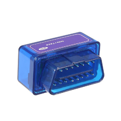 

Mini Blue OBD OBDⅡ Scanner Tool Detector with BT Connection for Android Windows Service