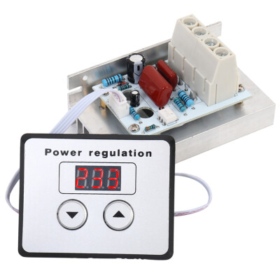 

AC 220V 10000W SCR Voltage Regulator Speed Control Dimming Dimmers Thermostat