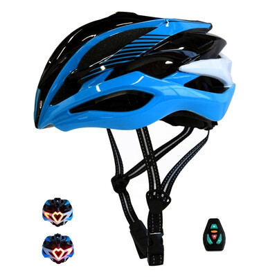 

Wireless remote control LED warning helmet for bicycle riding