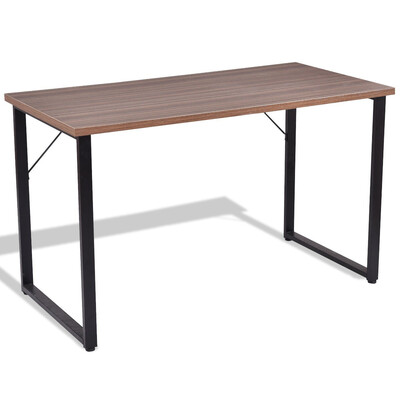 

Simplistic Durable Wood Writing Computer Desk-Coffee
