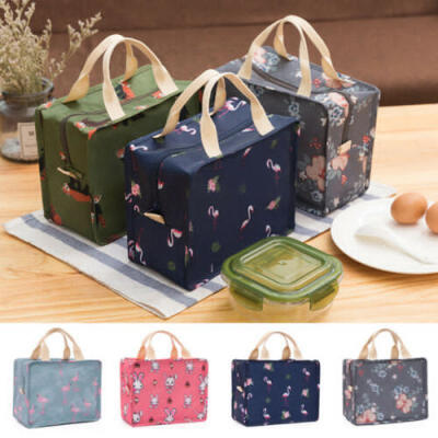 

Portable Insulated Thermal Cooler Lunch Box Carry Tote Picnic Case Storage Bag