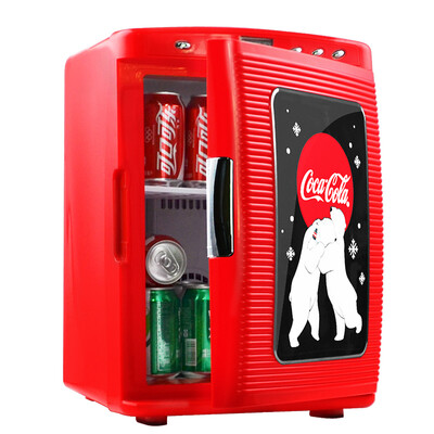 

Coca-Cola car refrigerator car dual-use portable small refrigerator mini dormitory small refrigerator 25 liters large capacity