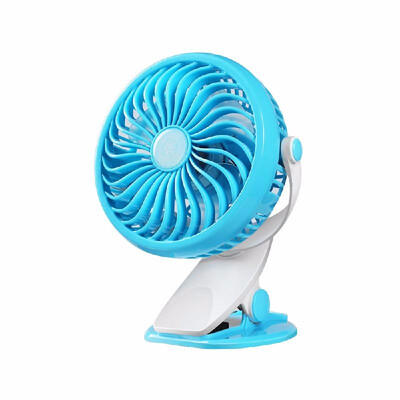 

Mini Desk Fan Portable Handheld Clip on Fan Powered by Rechargeable Batterynot included or USB for Baby Stroller Car Laptop Tabl