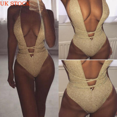 

UK Women Sexy One Piece Bikini Push Up Bra Swimsuit Swimwear Beachwear Monokini