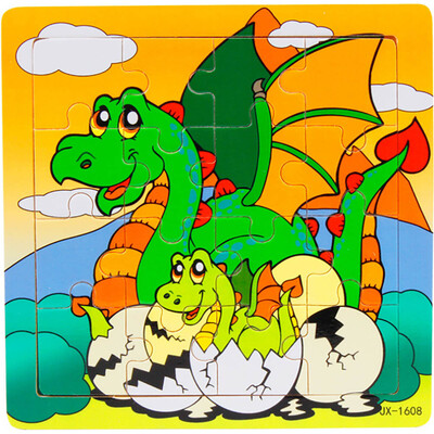 

Gotoamei Wooden Puzzle Educational Developmental Baby Kids Training Toy