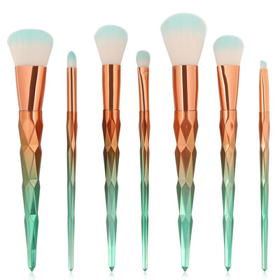 

Toponeto 2017 7PCS Make Up Foundation Eyebrow Eyeliner Blush Cosmetic Concealer Brushes